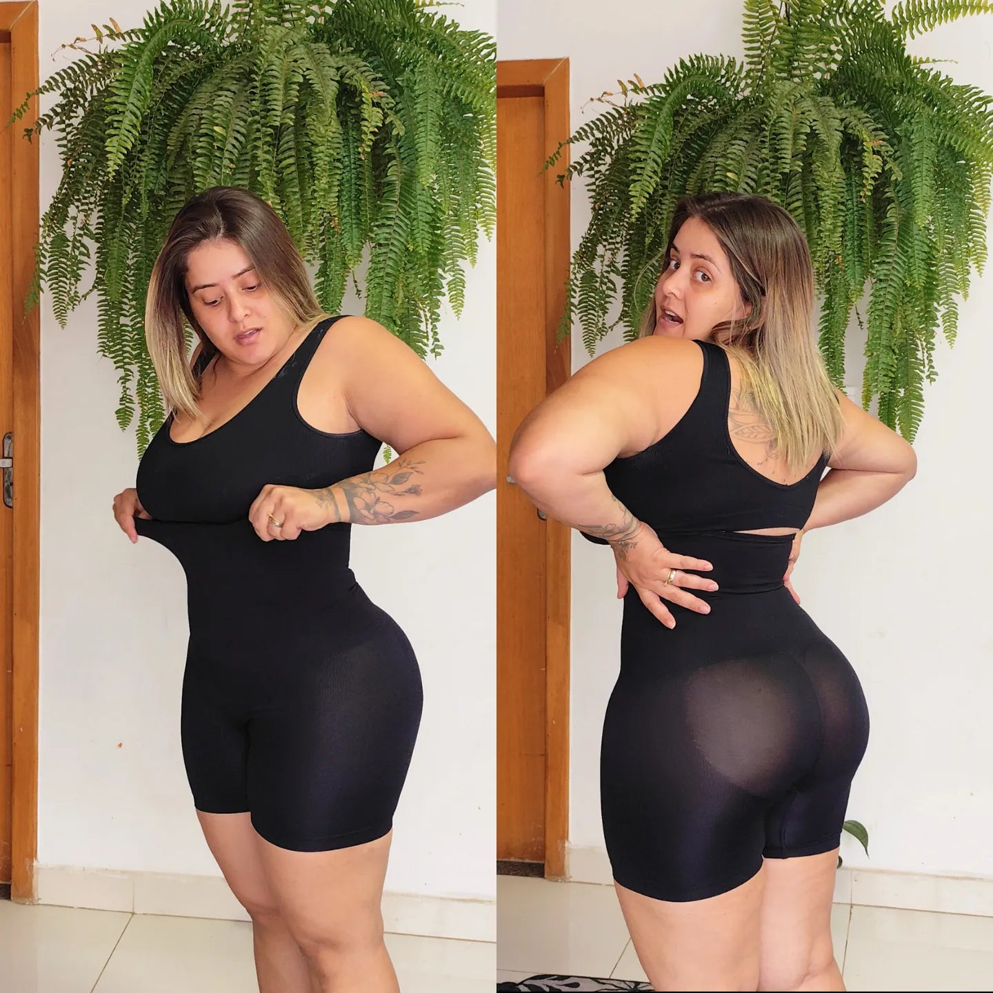 Ultra Shaper bermuda negra moldeadora silueta